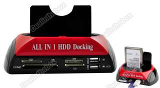 USB 2.0IDE 3.5 HDD Hard Disk Drive External Case Power LED Indicator 