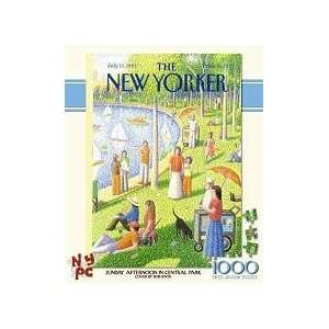   Afternoon in Central Park By Bob Knox 1000 Piece Puzzle Toys & Games