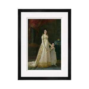Portrait Of Mariejulie Clary 17771845 Queen Of Naples With Her 