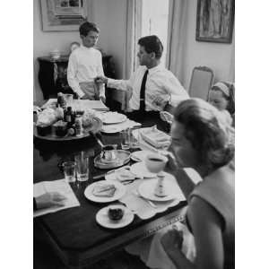  Attorney General Robert F. Kennedy and His Family Sharing 