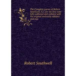    The complete poems of Robert Southwell Robert Southwell Books