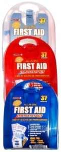First Aid Kit   Travel Ready 37 pieces Emergency  