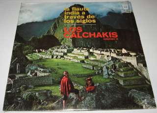 LOS CALCHAKIS   LA FLAUTA INDIA   LP latin folk  