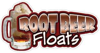 ROOT BEER FLOATS Concession Decal stand trailer cart  