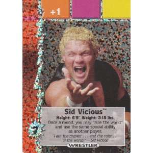   Nitro TCG Super Premium Foil Wrestler Card  Sid Vicious Toys & Games