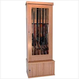 Rush Furniture Americus Oak Six Gun Cabinet 01081  