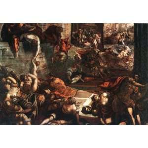  Acrylic Keyring Tintoretto The Slaughter of the Innocents 