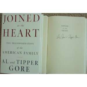  Al & Tipper Gore autographed Joined at the Heart hardcover 