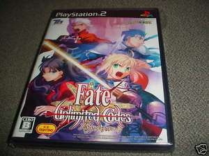 Sony Playstation 2 PS2 Japan Game Fate Unlimited Codes  