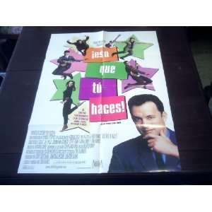 Original Latinamerican Movie Poster That Thing You Do Tom Hanks 1996