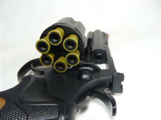 TSD/UHC .357 Python 4 inch Gas Airsoft Revolver Black