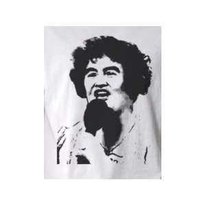 Susan Boyle   Pop Art Graphic T shirt (Womens Large 