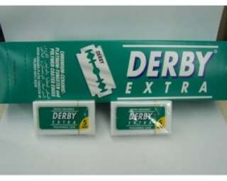 100 DERBY EXTRA DOUBLE EDGE SAFETY RAZOR BLADES    ONE OF 