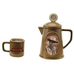 John Wayne Coffee Pot Salt & Pepper Shakers *SALE* Sports 