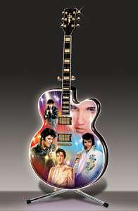 Elvis Guitar Rockin the Ages T. Kinkade Bradford MIB  