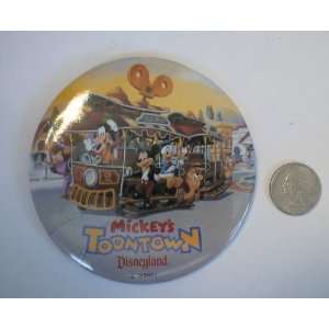  Vintage Disney Button  Toontown 