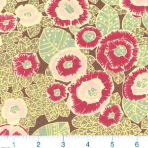   Bliss Indie Carnations Olive Fabric By The Yard Arts, Crafts & Sewing