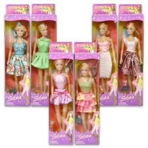  Doll 11.5 Silvia 6 Assorted w/Accessories Case Pack 96 