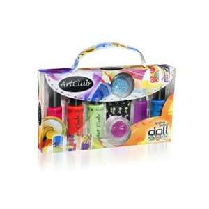  Art Club  Technicolor Nail Art Doll Purse Kit  Includes 5 