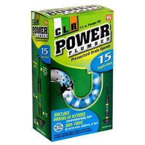  CLR Power Plumber Pressurized Drain Opener Plunger Kit, 4 