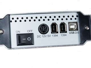 SATA Hard Drive Enclosure Case USB + Firewire 1394  