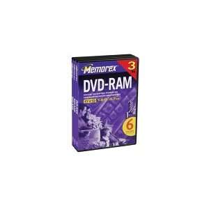  Memorex 4.7GB DVD RAM (3 Pack) Electronics