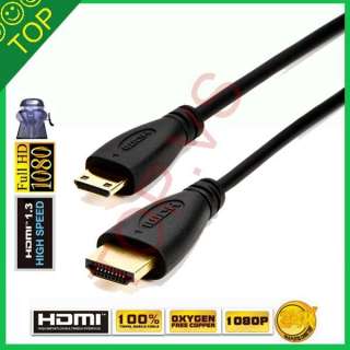 Gold HDMI to HDMI Mini cable SONY HDR SR7E SR8 SR10 SR10D SR10E SR11 