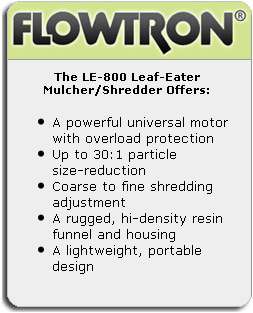   LE 800 Leaf Eater Electric Leaf Shredder Patio, Lawn & Garden