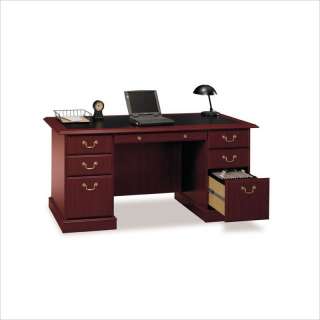   Home Office Wood Managers Cherry Executive Desk 042976456665  