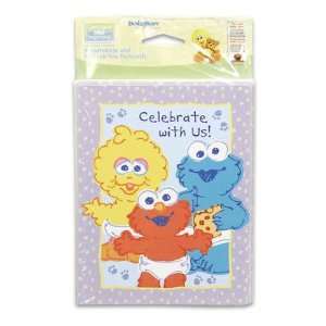  Sesame Street 16ct Invitations & Thank You Cards Combo 