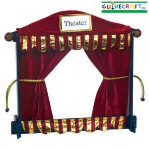 Royal Tabletop Puppet Theater Guidecraft 51050 Red Gold  