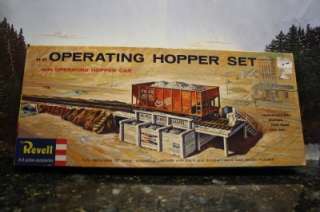 1959 Revell HO Operating Hopper Set + Operating Car FULLY DECORATED 