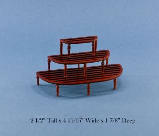 NICE Dollhouse Miniature Tiered Plant Stand #RY89055  