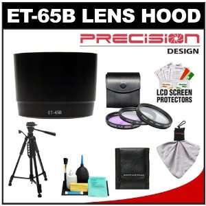  Precision Design ET 65B Hard Lens Hood & 3 (UV/FLD/CPL 