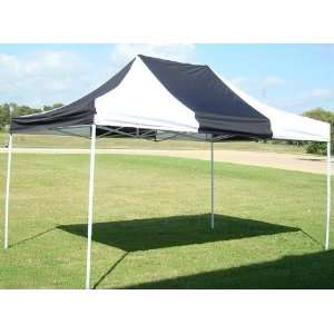  10x15 Pop up 4 Wall Canopy Party Tent Gazebo Set Ez Black 