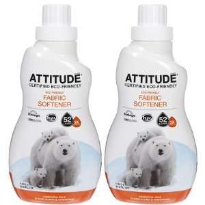 ATTITUDE Fabric Softener, Ylang Ylang & Tangerine, 35.2 oz, 52 loads 2 