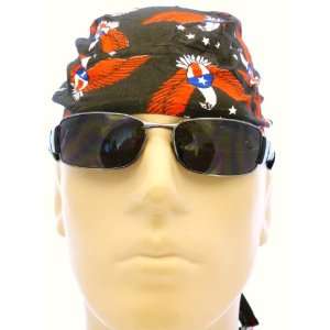 Patriotic American Bald Eagle Headwrap, Medical Cap, Patriotic Bandana 