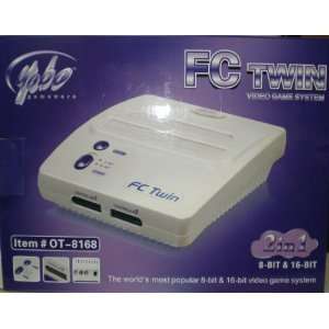  FC Twin Video Game System / 8 bit & 16 bit / Gray 