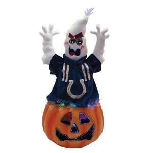   Indianapolis Colts Lighted Fiber Optic Halloween Ghost Table Top Decor