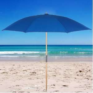  7.5 Acrylic Fiberglass Beach Umbrella Market Style w Vent 