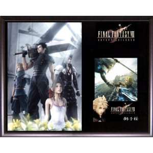 Final Fantasy VII 7 Advent Children Collectible Plaque Series w/ Card
