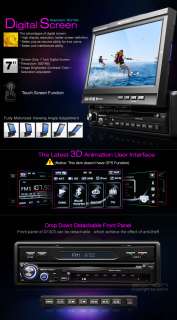 D1303 Eonon 7Digital LCD In Car TV CD DVD Player 8d  
