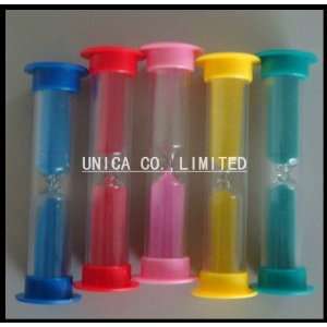  1minute color sand timer/color hourglass timer/available sand timer 