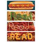12 FOOD THEMED BOOKMARKS PARTY BOOK CLUB HOT DOG PIZZA