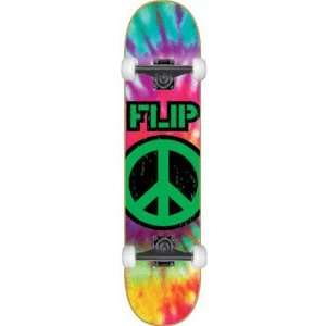  Flip Peace Out Complete Skateboard   7.5 w/Thunder Trucks 
