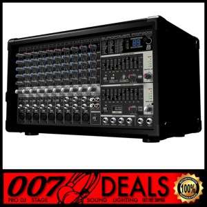 BEHRINGER PMP2000 PRO AUDIO DJ PA 800 WATT 14 CHANNEL POWERED MIXER W 