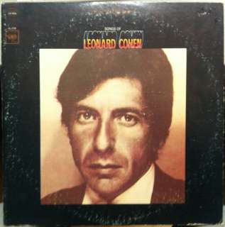 LEONARD COHEN songs of LP VG+ CS 9533 Vinyl 1971 Record 2nd Press 