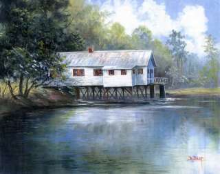 Dorothy Dent   Johns Boat House   painting pattern  