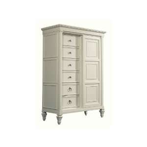  Magnussen Furniture Ashby Chest in Patina White Finish 