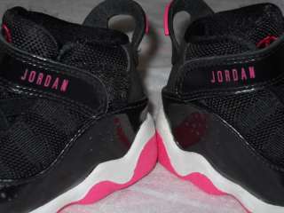   Toddler Girls JORDAN Shoes Size 3 Pink & Black Jumpman Jordans  